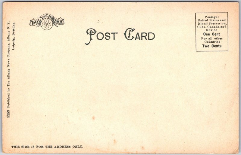 State Chamber State Capitol Albany New York NY Interior View Postcard