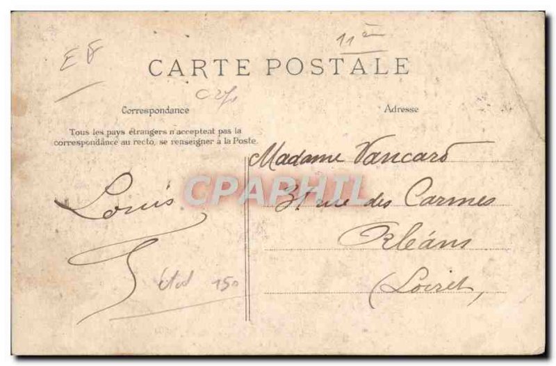 Old Postcard The May 1st demonstration in Paris of Conduct & # 39un protester...