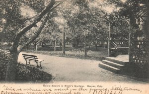 Vintage Postcard 1910'S Rustic Bowers Elitch's Gardens Park Denver Colorado CO