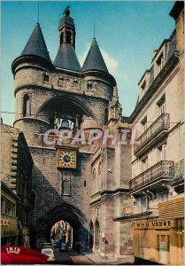 Modern Postcard Bordeaux Gironde The door of the Grosse Cloche door or Saint ...