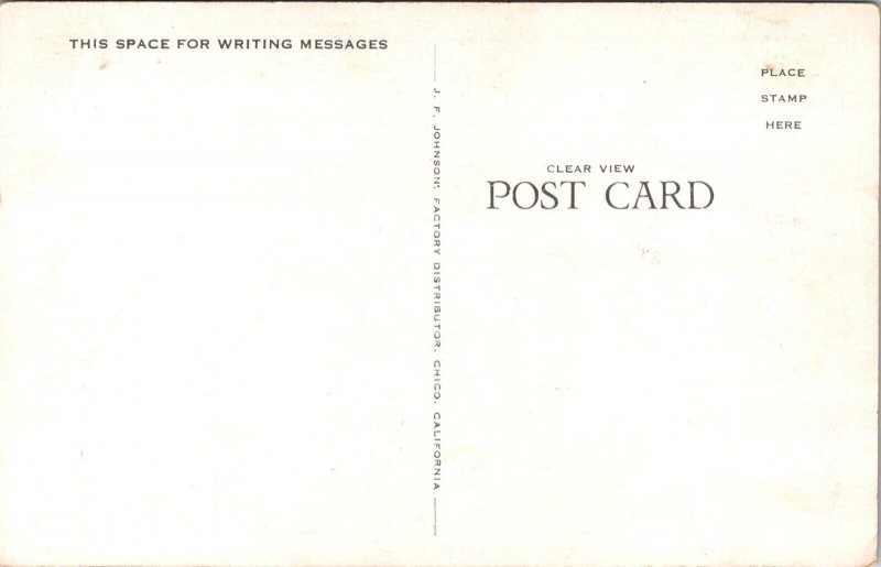 Shasta Union High School, Redding CA Vintage Postcard S65