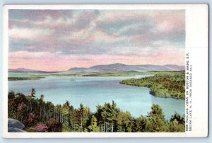 c1905 Squam Lake New Hampshire NH Vintage Postcard New England View Shepard Hill