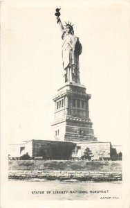 United States New York City Statue of Liberty monument Aaron Hill photo postcard