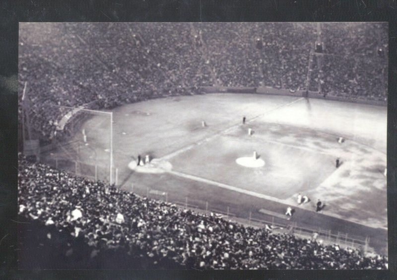 REAL PHOTO 1961 LOS ANGELES COLISEUM OPENING DAY OF BASEBALL 