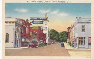 North Carolina Tarboro Main Street Looking North