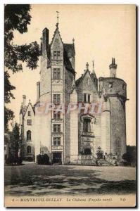 Montreuil Bellay Old Postcard The castle (north façade)