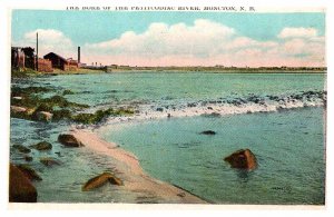 Postcard WATER SCENE Moncton New Brunswick NB AQ7727