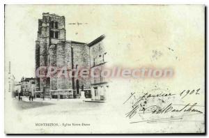 Postcard Montbrison Former Notre Dame Church