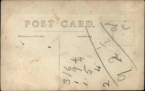 1922 PRINCESS MARY WEDDING DAY HMS Courageous Ship at Night Antique RPPC