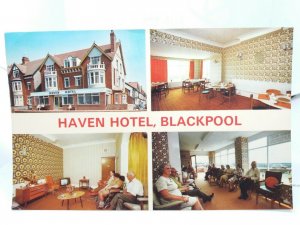 Haven Hotel Blackpool Lancashire Vintage Postcard 1970s