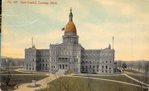 The State Capitol View Lansing MI 