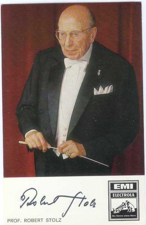 Prof Robert Stolz Swedish Composer & Conductor