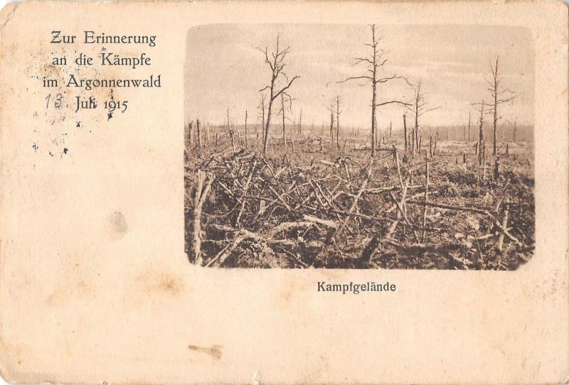 BG19972 kampfgelandeerinnerung kampfe im argonnerwald  ww1  war military france