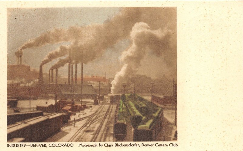J5/ Denver Colorado Postcard c1910 Industry Factory Buildings Railroad 120