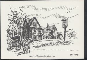 Northamptonshire Postcard - Heart of England Pub, Weedon  RR3234