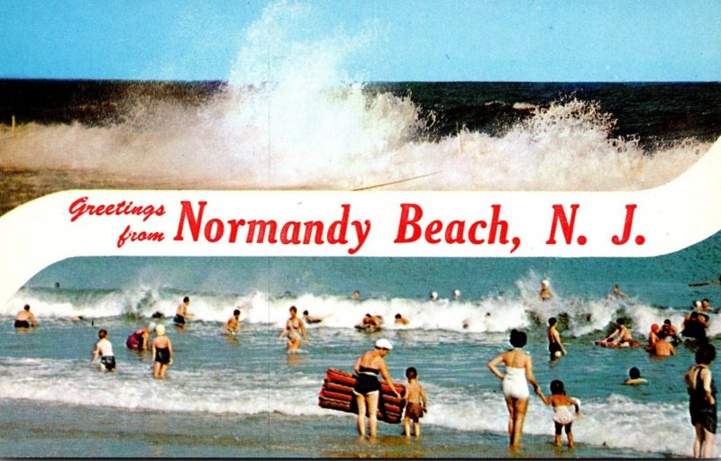 New Jersey Greetings From Normandy Beach