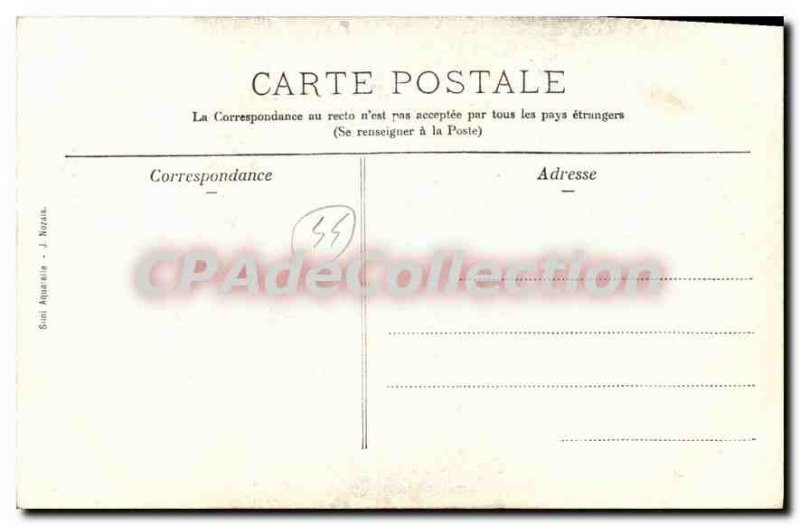 Postcard Old Clisson Entree du Chateau