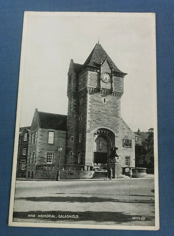 Vintage Postcard War Memorial Galashiels Selkirkshire  G1G