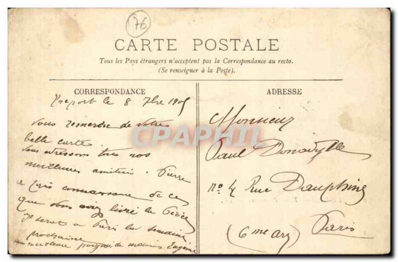 Treport - Panorama - Old Postcard