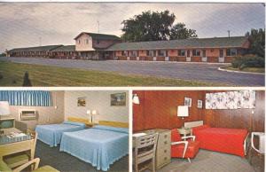 MI   BAY CITY   DELTA MOTEL  multi view  postcard