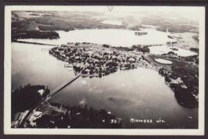 Bird's Eye View,Minocqua,WI Postcard 