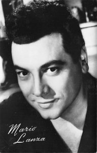 Mario Lanza real photo Music Singers Unused 