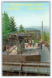 c1960 Breathtaking On Top Terry Peak Elevation Black Hills South Dakota Postcard