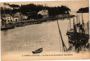 CPA PORNIC - Le Port et la Corniche de Gourmalon (242908)