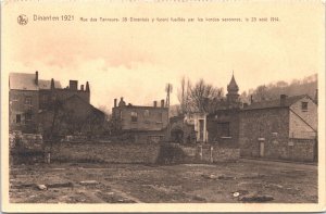 Belgium Dinant 1921 Rue des Tanneurs Vintage Postcard 04.35