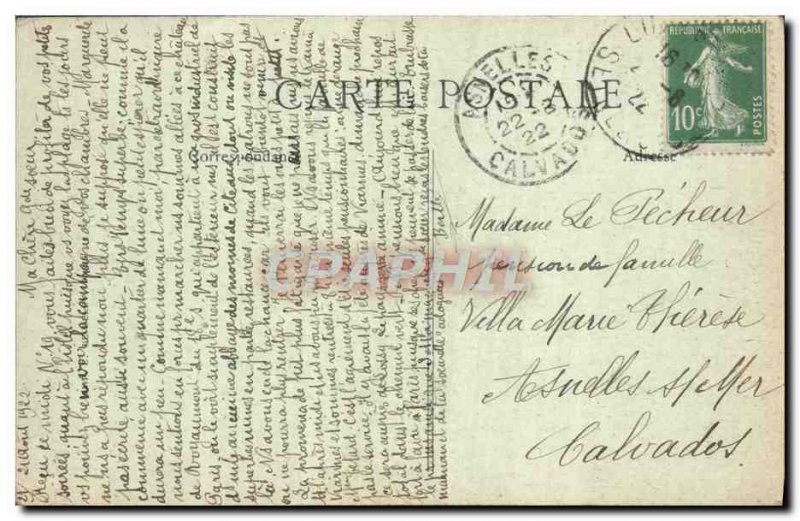 Old Postcard Chateau Royaumont