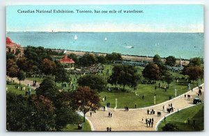 1920s TORONTO CANADIAN NATIONAL EXHIBITION ONE MILE WATERFRONT POSTCARD P1811