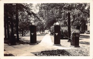 J88/ Angola Indiana RPPC Postcard c1930s Tri-State Campus Entrance 90