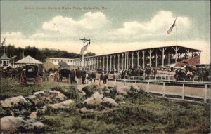Waterville Maine ME Central Park Horse Racing  1900s-10s Postcard