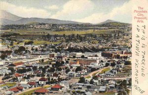 Prescott Arizona Panorama The Mountain City 1908 postcard