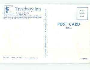 Pre-1980 TREADWAY MOTEL Dover Delaware DE M4997