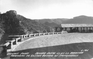 Becker Butte US 60 Springerville Arizona Lookout Point RPPC Cook Postcard 9331