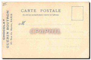 Old Postcard Old Paris Chocolate Guerin Boutron Morocco Street Bridge changes