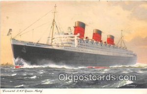 Cunard RMS Queen Mary Ship 1955 