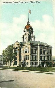 MT, Billings, Montana, County Court House, Wonder Store No. 14882