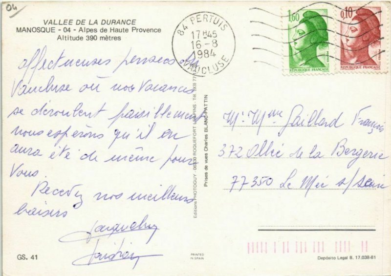 Cpm manosque scenes (1209514) 