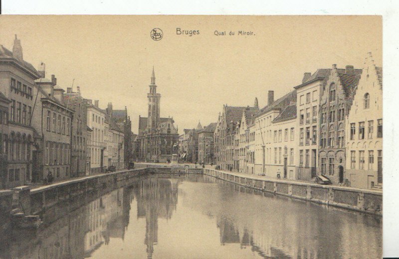 Belgium Postcard - Bruges - Quai Du Miroir - Ref ZZ6071