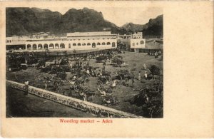 PC ADEN WOODING MARKET YEMEN (a32049)