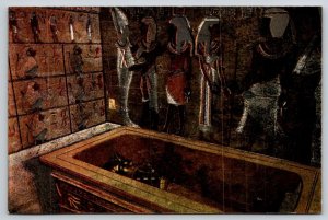 Cairo  Egypt  Egyptian Museum  Tutankhamen Tomb  Postcard