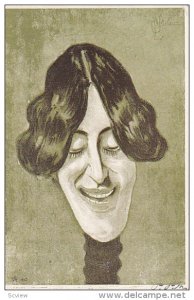 Stage Actors Head Caricature portrait , PU-1905 ; New York City ; #4