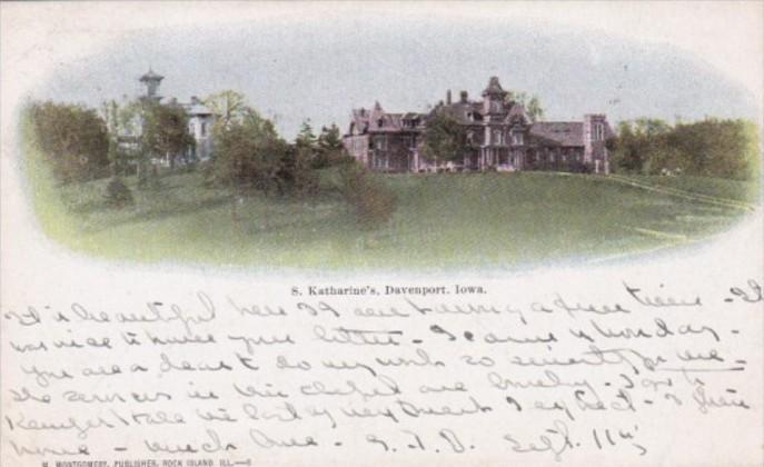 Iowa Davenport Saint Katherine's 1908