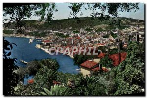 Modern Postcard Villefranche Sur Mer Vue Generale and La Rade