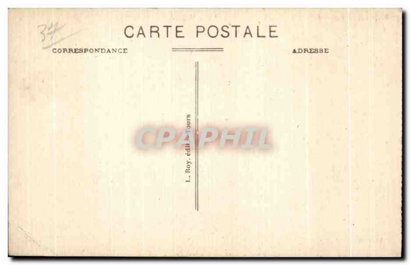 Old Postcard The Church Vouvray