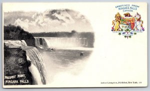 Niagara Falls Canada~Prospect Point~c1905 B&W Postcard
