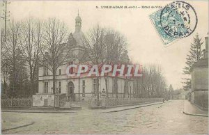 'Old Postcard L''Isle Adam S and O City Hotel'