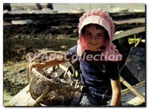 Postcard Modern Ile D'Oleron Small Girl In The Parks quichenotte Returning To...